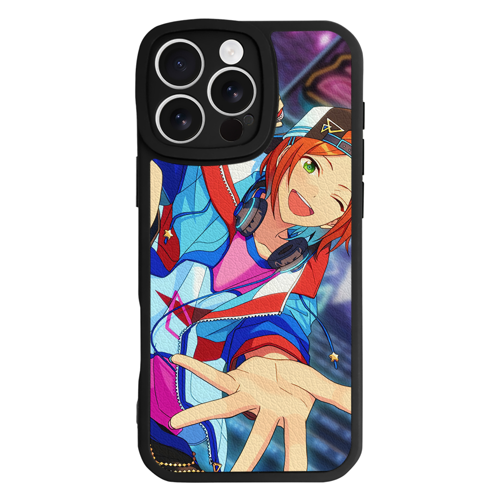 （画像用） あんさんぶるスターズ! Ensemble Stars 【iPhone 16シリーズ対応】シリコンスマホケース（レザー調） 材質：シリコン